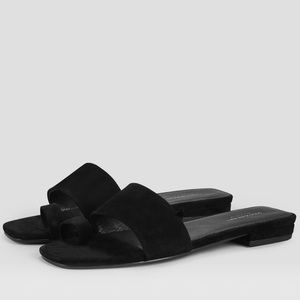 Vagabond Becky Black Suede Sandals